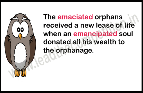 emaciated and emancipated difference